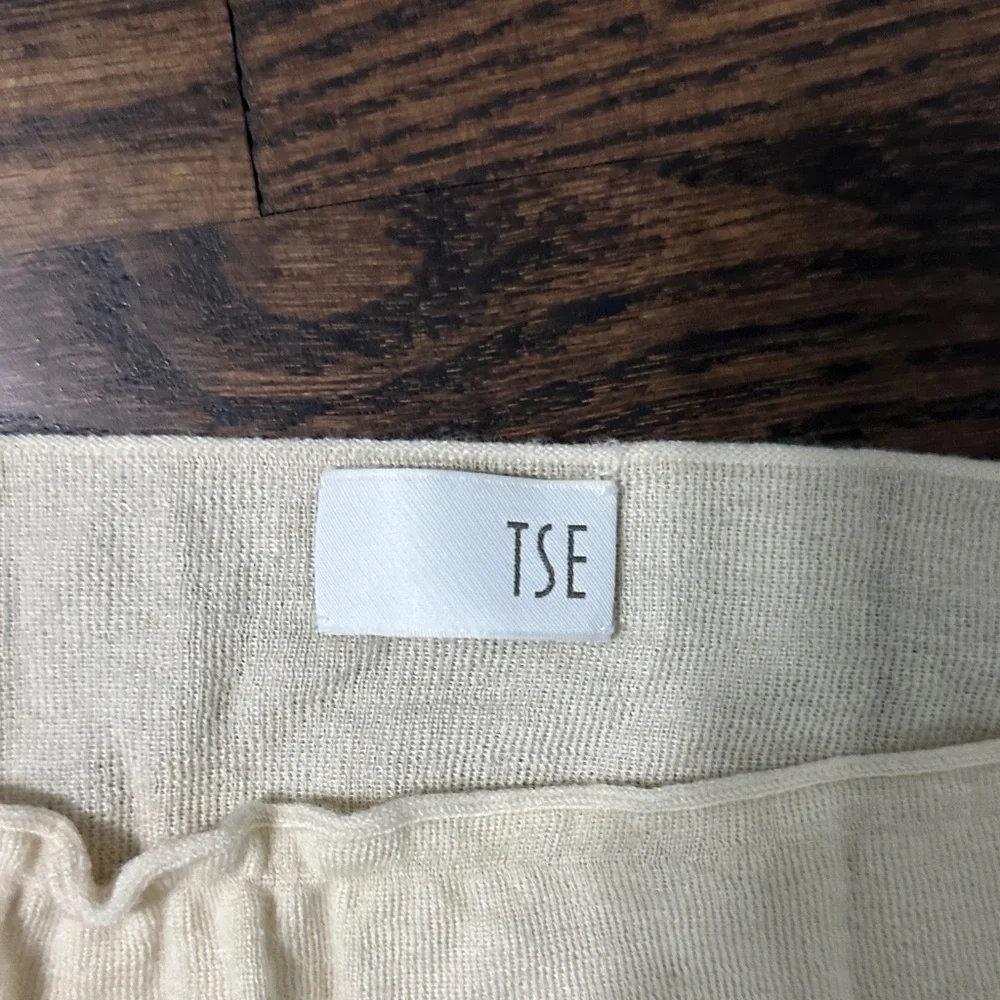 TSE Cream Long Sleeve Blouse - Picture 2 of 2